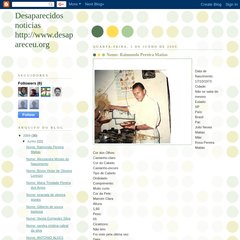 acheidesaparecidos.blogspot.com Nome: Raimundo Pereira Matias, 14:41, 0 comentários acheidesaparecidos.blogspot.com Nome: Raimundo Pereira Matias, 14:41, 0 comentários