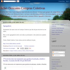Links para esta postagem, Compra Coletiva, Oferta, Oferta Nacional Links para esta postagem, Compra Coletiva, Oferta, Oferta Nacional