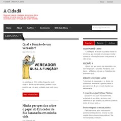 A Cidadã A Cidadã