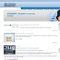 Acidados - Parceiro Consultor PHC Acidados - Parceiro Consultor PHC