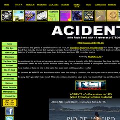 WELCOME TO ACIDENTE'S SITE, THE INDIE ROCK BAND WITH 11 ALBUMS (1978 - 2011) WELCOME TO ACIDENTE'S SITE, THE INDIE ROCK BAND WITH 11 ALBUMS (1978 - 2011)