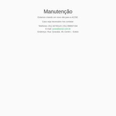 acise.com.br Institucional, Servi acise.com.br Institucional, Servi