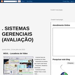 . Sistemas Gerenciais (Avaliação) . Sistemas Gerenciais (Avaliação)