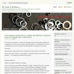 acoisaehpessoal.wordpress.com Início, Tudo é uma questão pessoal?, A coisa é pessoal… acoisaehpessoal.wordpress.com Início, Tudo é uma questão pessoal?, A coisa é pessoal…