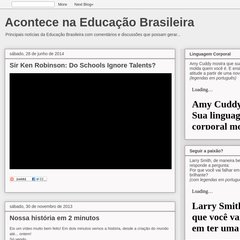 Acontece na Educação Brasileira Acontece na Educação Brasileira