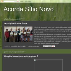 ACORDA SITIO NOVO ACORDA SITIO NOVO