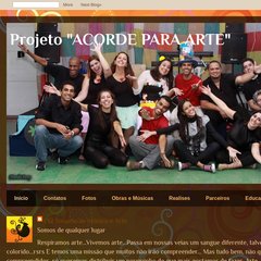 acordeparaarte.blogspot.com Início, Contatos, Fotos