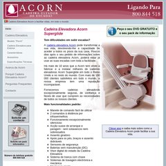 Cadeira Elevadora Acorn : Página Principal - Portugal Cadeira Elevadora Acorn : Página Principal - Portugal