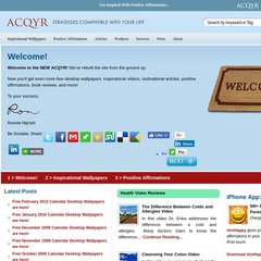 ACQYR - Inspirational Wallpapers, Positive Affirmations, Stress Management Resources ACQYR - Inspirational Wallpapers, Positive Affirmations, Stress Management Resources