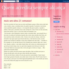 Quem acredita sempre alcança Quem acredita sempre alcança