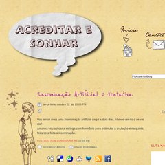 Acreditar e Sonhar Acreditar e Sonhar