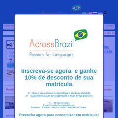acrossbrazil.com Quem Somos, Serviços, Tradução