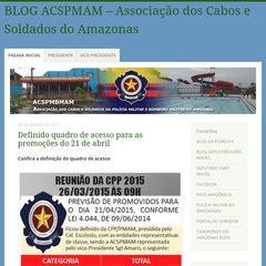 acspmam.wordpress.com PÁGINA INICIAL, PRESIDENTE, VICE-PRESIDENTE