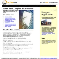 ActiveWave RFID Solutions ActiveWave RFID Solutions