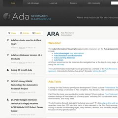 Ada Resource Association - News and resource for the Ada programming language Ada Resource Association - News and resource for the Ada programming language