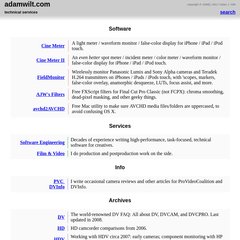 adamwilt.com - the DV FAQ and more...