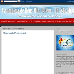 Assembleia de Deus Jardim São Miguel (Min. Belém) - Blog Oficial Assembleia de Deus Jardim São Miguel (Min. Belém) - Blog Oficial