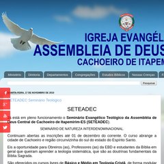 Blog da Assembléia de Deus Central Cachoeiro/ES Blog da Assembléia de Deus Central Cachoeiro/ES