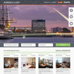 adelsur.com apartments buenos aires, accommodations buenos aires, apartments argentina