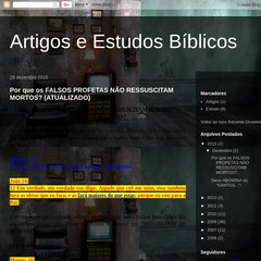 Artigos e Estudos Bíblicos Artigos e Estudos Bíblicos
