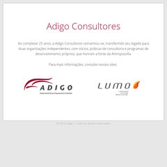 [Adigo] Apoio ao Desenvolvimento de Indivíduos, Grupos e Organizações