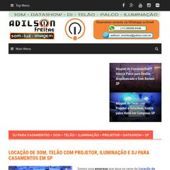 ..::ADILSON FREITAS | Som - Luz - Djs - Eventos em geral..................................... ..::ADILSON FREITAS | Som - Luz - Djs - Eventos em geral.....................................