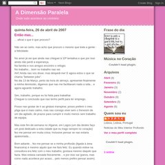 A Dimensão Paralela A Dimensão Paralela