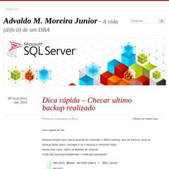 adjuniordba.wordpress.com Quem Sou…, Cálculo simples de data, adjuniordba adjuniordba.wordpress.com Quem Sou…, Cálculo simples de data, adjuniordba