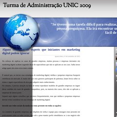 Turma de Administração UNIC 2009 Turma de Administração UNIC 2009