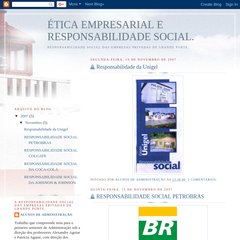 ÉTICA EMPRESARIAL E RESPONSABILIDADE SOCIAL. ÉTICA EMPRESARIAL E RESPONSABILIDADE SOCIAL.