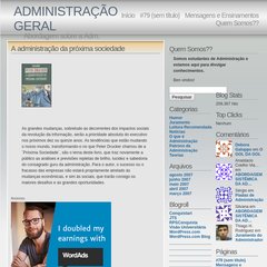 ADMINISTRAÇÃO GERAL