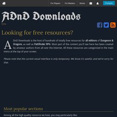 Dungeons and Dragons Downloads - ADnD Downloads Dungeons and Dragons Downloads - ADnD Downloads