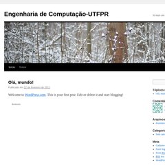 Engenharia de Computação-UTFPR | Só mais um site WordPress.com