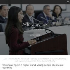 Adora Svitak | Child Prodigy Writer | Young Poet Adora Svitak | Child Prodigy Writer | Young Poet