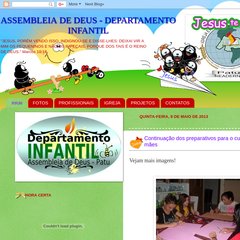 ASSEMBLEIA DE DEUS - DEPARTAMENTO INFANTIL ASSEMBLEIA DE DEUS - DEPARTAMENTO INFANTIL