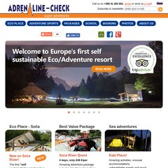 ADRENALINE – CHECK - Slovenia; Adventure sports, tours, Eco camp Canyon ADRENALINE – CHECK - Slovenia; Adventure sports, tours, Eco camp Canyon