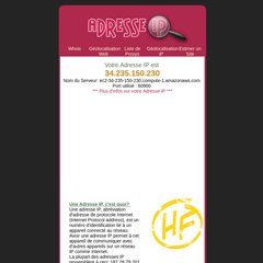 Sites sur un même serveur, Définition Adresse IP, Définition du Whois, My IP Address in English Sites sur un même serveur, Définition Adresse IP, Définition du Whois, My IP Address in English