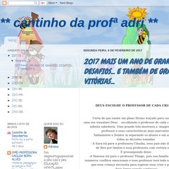 ** cantinho da profª adri ** ** cantinho da profª adri **