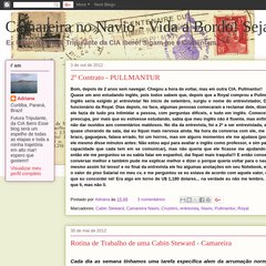 Cabin Steward! Adri On Board - Sejam Bem Vindos