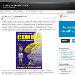 ASSEMBLÉIA DE DEUS ASSEMBLÉIA DE DEUS