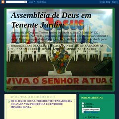 Assembléia de Deus em Tenente Jardim Assembléia de Deus em Tenente Jardim