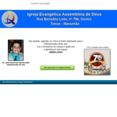 Igreja Evangélica Assembleia de Deus em Timon :: Inicial Igreja Evangélica Assembleia de Deus em Timon :: Inicial