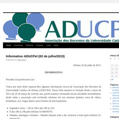 aducpel1.wordpress.com Início, Diretoria, Sócios aducpel1.wordpress.com Início, Diretoria, Sócios