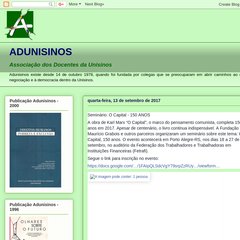 adunisinos.blogspot.com 16:40, 6 comentários, Links para esta postagem adunisinos.blogspot.com 16:40, 6 comentários, Links para esta postagem