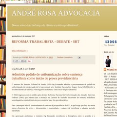 ESCRITÓRIO DE ADVOCACIA ANDRÉ LUIZ CARDOSO ROSA ESCRITÓRIO DE ADVOCACIA ANDRÉ LUIZ CARDOSO ROSA