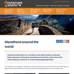 Adventure Marathon: 5 unique Marathons in stunning surroundings Adventure Marathon: 5 unique Marathons in stunning surroundings