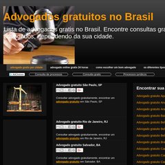 Advogados gratuitos São Paulo/Rio de Janeiro/Salvador/todo Brasil Advogados gratuitos São Paulo/Rio de Janeiro/Salvador/todo Brasil