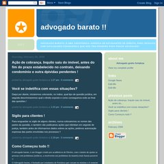 Advogado Barato !! Advogado Barato !!