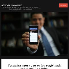 ADVOGADO ONLINE | PORTAL DE NOTICIAS JURÍDICAS / ATUALIDADES informação jurídica ADVOGADO ONLINE | PORTAL DE NOTICIAS JURÍDICAS / ATUALIDADES informação jurídica