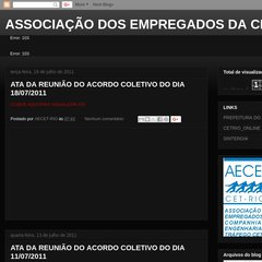 ASSOCIAÇÃO DOS EMPREGADOS DA CET-RIO ASSOCIAÇÃO DOS EMPREGADOS DA CET-RIO